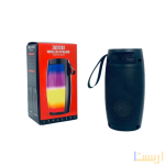 ⁦مكبر صوت صغير أسود 1202 مع إضاءة وفلاش وذاكرة USB⁩ - الصورة ⁦3⁩