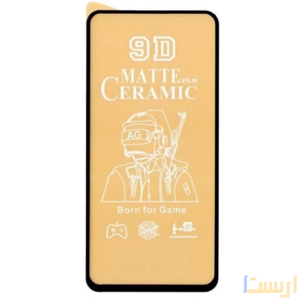 اسكرينه واقي شاشة سيراميك لهاتف Samsung A21s مقاس 6.5 انش، مضاد للصدمات والخدش، تغطية كاملة، مقاوم للماء والزيت