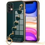 ⁦جراب سلسلة OPPO A76 مقاوم للصدمات - 6.56 إنش - أبيض/أخضر/أسود/ذهبي - TPU مقوي طري - ضمان 3 أشهر⁩ - الصورة ⁦2⁩