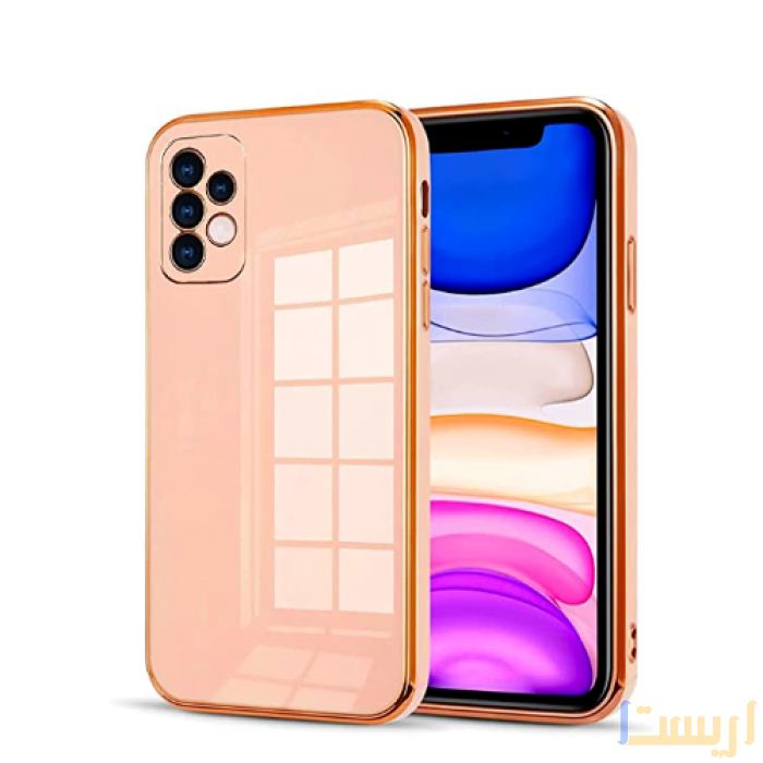 ⁦جراب سلسلة OPPO A76 مقاوم للصدمات - 6.56 إنش - أبيض/أخضر/أسود/ذهبي - TPU مقوي طري - ضمان 3 أشهر⁩ - الصورة ⁦1⁩