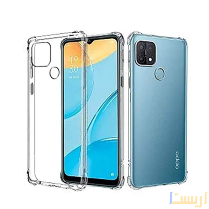 جراب شفاف لهاتف Oppo A15 مقاوم للصدمات والخدوش مقاس 6.52 انش مع رسومات خفيفة
