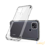 ⁦جراب شفاف لهاتف Oppo A15 مقاوم للصدمات والخدوش مقاس 6.52 انش مع رسومات خفيفة⁩ - الصورة ⁦2⁩