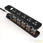 ⁦مشترك كهربائي 5 عيون من اي لوك ILOCK STRIP 5 UNIVERSAL مع كابل 3 متر وموصلات نحاسية عالية الجودة⁩ - الصورة ⁦3⁩