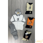 ⁦ترنج Off أوفر سايز - ميلتون ناعم - طباعة سلك اسكرين - مقاسات من L إلى XXXL - ألوان: أسود، برتقالي، رصاصي، بيج⁩ - الصورة ⁦2⁩