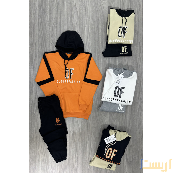 ⁦ترنج Off أوفر سايز - ميلتون ناعم - طباعة سلك اسكرين - مقاسات من L إلى XXXL - ألوان: أسود، برتقالي، رصاصي، بيج⁩ - الصورة ⁦3⁩