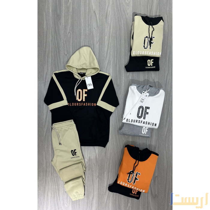 ⁦ترنج Off أوفر سايز - ميلتون ناعم - طباعة سلك اسكرين - مقاسات من L إلى XXXL - ألوان: أسود، برتقالي، رصاصي، بيج⁩ - الصورة ⁦4⁩